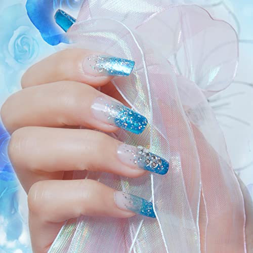 360 Long Matte Soft Gel Coffin Full Cover Acrylic Nail Tips - 15 Sizes - Image 8