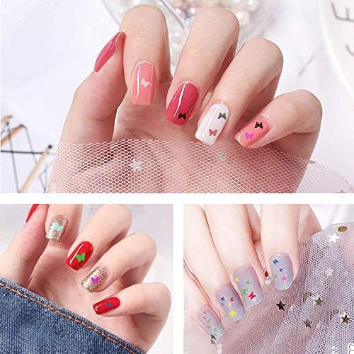 3D Holographic Butterfly Nail Glitter 24 Color/Set Butterfly Nail Glitter Sequins Laser Butterfly Nail Sequin Acrylic Paillettes for Nail Art Decoration & DIY Crafting - Image 5