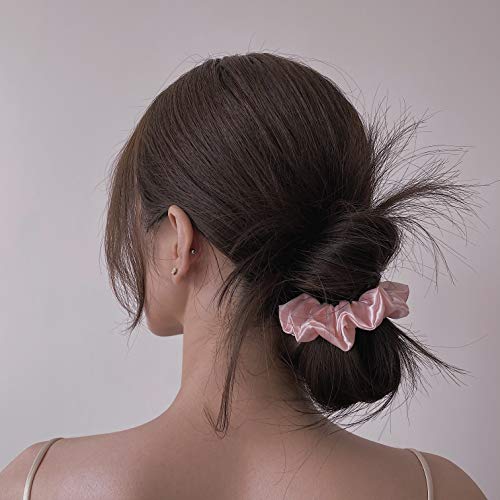 3Pack Silk Scrunchies For Hair 100% Pure Mulberry Silk 16 Momme Scrunchies With Elastic Band Silk Hair Scrunchies Hair Ties For Women Girls - Image 5