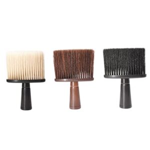 3pcs Neck Neck Household Cleaning Salon Haircut Duster Salon Barber Duster Facial Duster Haircut Neck Duster Brush for Cleaning Abs Hair Brush Hair Removal