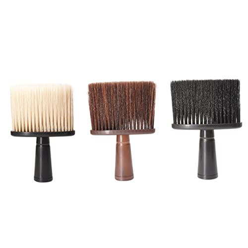 3pcs Neck Neck Household Cleaning Salon Haircut Duster Salon Barber Duster Facial Duster Haircut Neck Duster Brush for Cleaning Abs Hair Brush Hair Removal