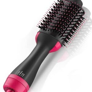 4-in-1 Hair Dryer Brush Styler Volumizer with Negative Ion Technology, Oval, New
