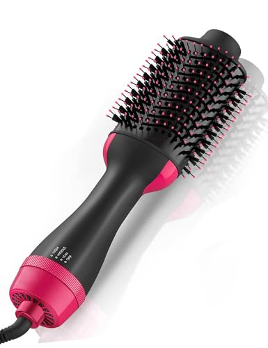 4-in-1 Hair Dryer Brush Styler Volumizer with Negative Ion Technology, Oval, New