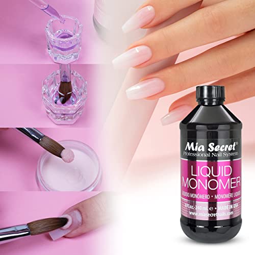 4 oz Mia Secret Liquid EMA Monomer - Professional Nail Liquid for Acrylic Powder - Image 5