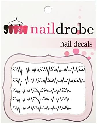 4 Pack Valentine's Day Water Slide Tattoo Nail Art Decal Sets (New Improved Version) - Image 4