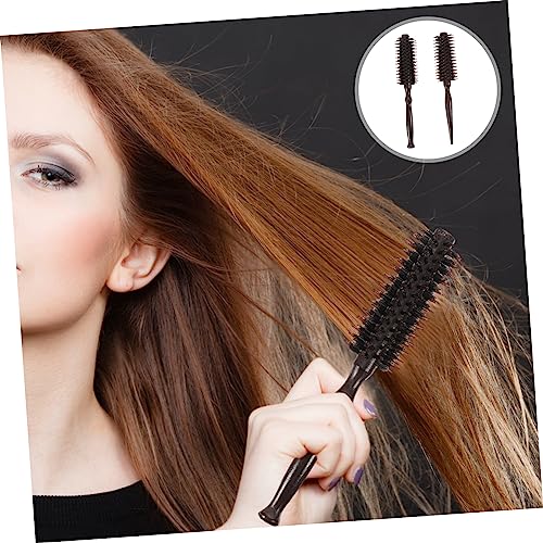 4 Piece Wooden Comb Set Pointed Tail & Boar Bristle Brush for Styling - Image 3