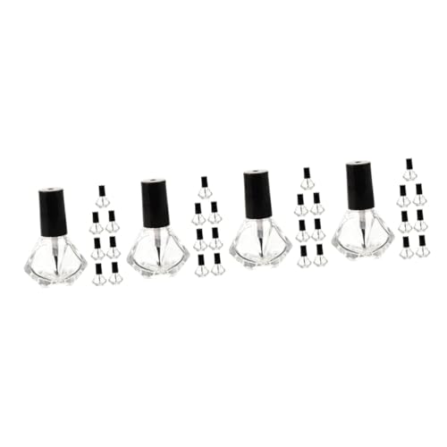 40 Pcs Empty Nail Polish Bottle Nail Varnish Bottles Empty Nail Varnish Bottle Nail Polish Holders Nail Gel Clear Fingernail Polish Nail Polish Container Liquid Abs Vial