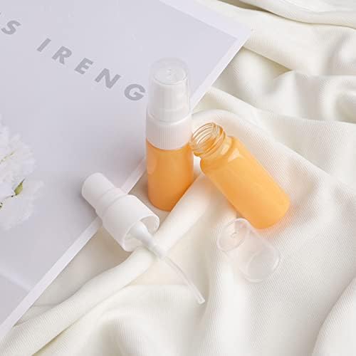 40Pcs 10ml Orange Glass Spray Bottles - Mini Refillable Perfume Atomizer Spray Bottles Mist Sprayer for Cleaning- Small Travel Size Empty Bottles for Fragrance, Essential Oil - Image 5