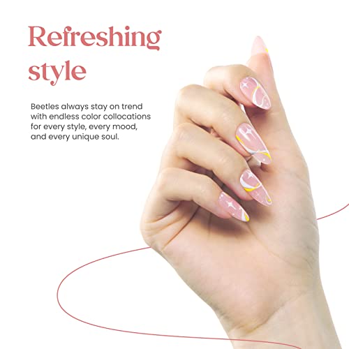 Beetles 15ml Soft Natural Nude Pink Jelly Gel Nail Polish for Skin Tones - Image 6