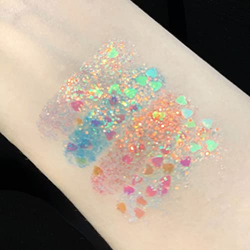 Glitter Eyeshadow Palette Women Makeup Eye Shadow Sparkling Liquid Eyeshadow for Creating High-Impact Flake-Proof Long Lasting Quick Dry Waterproof One-Swipe Coverage High Pigmented Clearance Items - Image 5