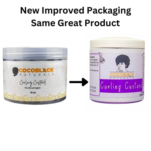 Curling Custard Ghana for Coily Kinky Type 4c Hair, 16 fl oz - Image 2