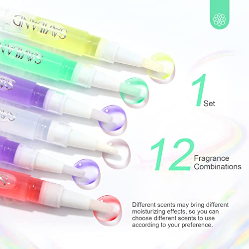 SAVILAND 12PCS Liquid Latex for Nails and 12PCS Cuticle Oil Pen for Nails - Image 9