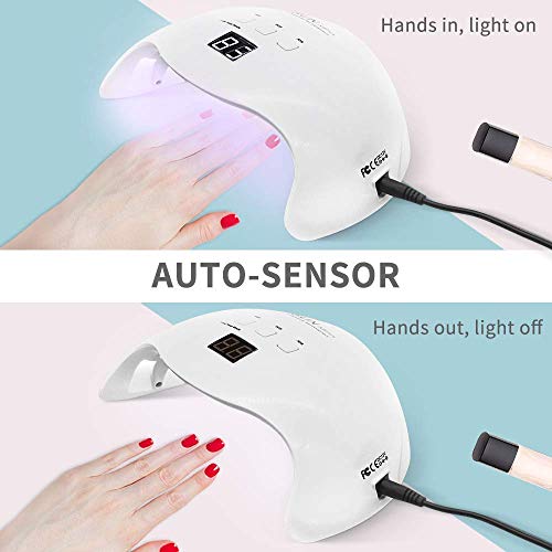 Vishine 45-Color Gel Nail Kit with UV LED Lamp - Image 4