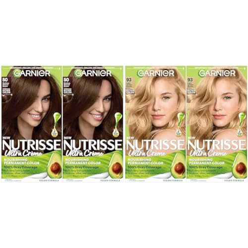 Garnier Nutrisse Medium Brown to Light Blonde Hair Color Kit 1 Application