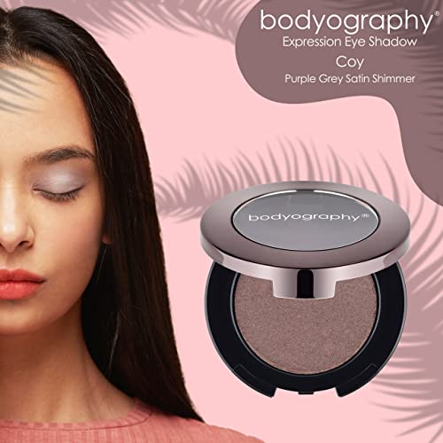 Bodyography Expressions Eye Shadow - Multi-Functional Eye Shadow - Rich, Dense, and Silky Smooth (Coy (Purple Grey Satin Shimmer)) - Image 2