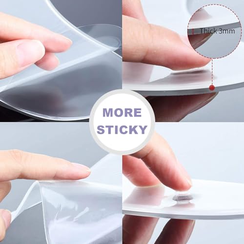 Silicone Wrinkle Patches, Reusable Face & Forehead Anti-Wrinkle Patches for Under Eyes, Face, Forehead and Chest, Overnight Facial Patches to Reduce Wrinkles - Clear - Image 4