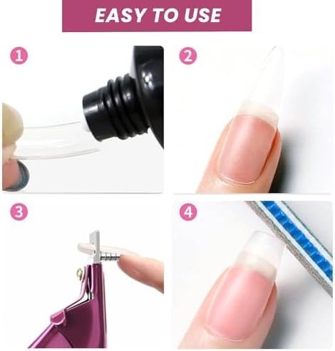 Rose Professional Acrylic Nail Clippers with Magnetic Sizer for Precise Length Control - Image 5
