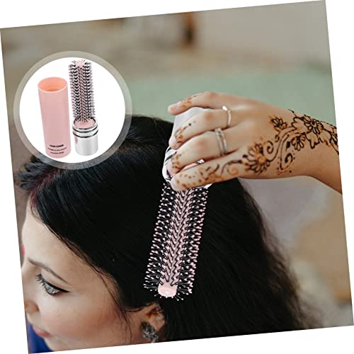 NOLITOY Portable Curling Comb Roller Portable Hair Brush Hair Curling Brush Retractable Hair Brush Men Hair Brush Hair Blow Drying Brush Styling Brush for Curly Hair Round Brush - Image 2