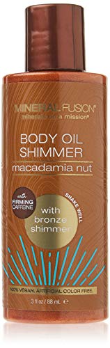 Bronze Shimmer Macadamia Coconut Body Oil 3.3oz for Radiant Skin
