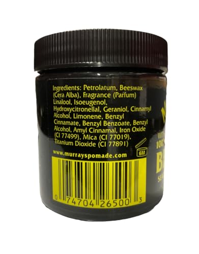 Murrays Black Beeswax 3.5 Ounce Jar (103ml) (6 Pack) - Image 2
