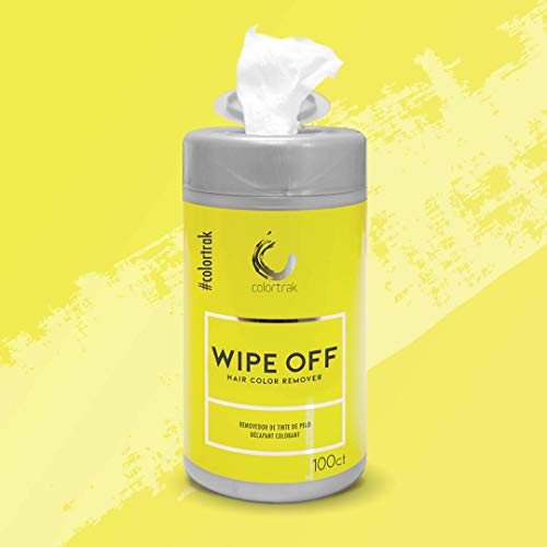 Colortrak Gentle Hair Color Remover Wipes, Moist, Non-irritating Towelettes, Formulated with Aloe, Easily Remove Hair Color Stains from Skin, Convenient Canister, 100 Wipes - Image 5