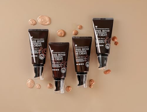 MIZON Snail Repair Blemish Balm, Multifunctional BB Cream with Snail Mucus Filtrate, Skin Care and Makeup Coverage, Strenghtens Skin Elasticity, Improves Fine Wrinkles (#31) - Image 6