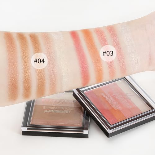 Boobeen Glitter Eyeshadow Palette, 5 Colors Highly Pigmented Eyeshadow Shimmer Powder, Glitter Highlighter Eye Shadow Makeup for Women, Creates Sparkling Metallic Finishes, Long-Lasting - Image 3