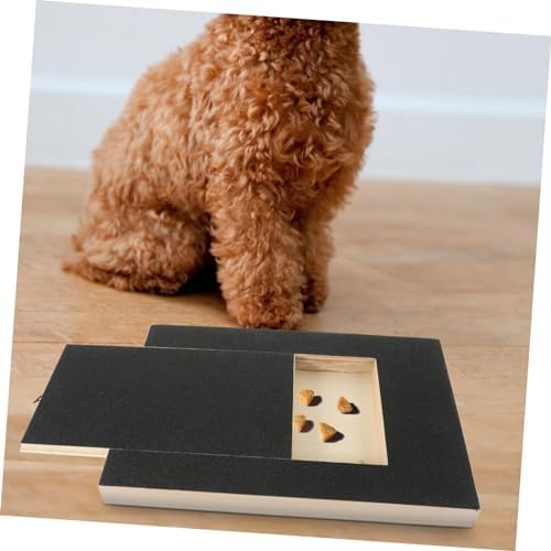 Dog Scratcher Dog Nail Scraper Toy Scrapper Pet Supplies Nail Filing Board for Dogs Nail Trimming Scratcher Dog Nail Grinder Board Scratch Pad for Dogs Nail Polish Wooden Pull-Out - Image 8