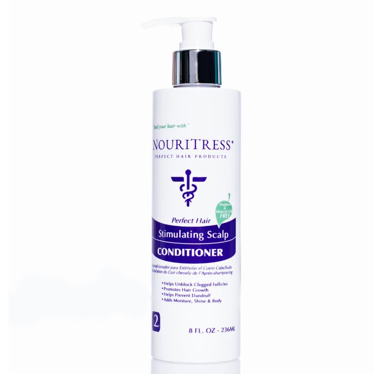 NouriTress Stimulating Scalp Conditioner for Dry, Brittle Hair | Relieves Itchy Scalp | Paraben-Free | Thickening Conditioner