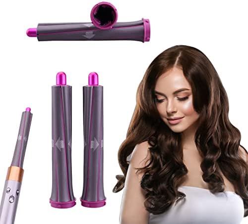 Hair Curling Barrels,1.2 Inch Hair Curling Barrels Compatible with Dyson Airwrap Styler Attachment Parts Self Hair Curling Attachment for Dyson Supersonic Hair Dryer (No Hair Dryer)