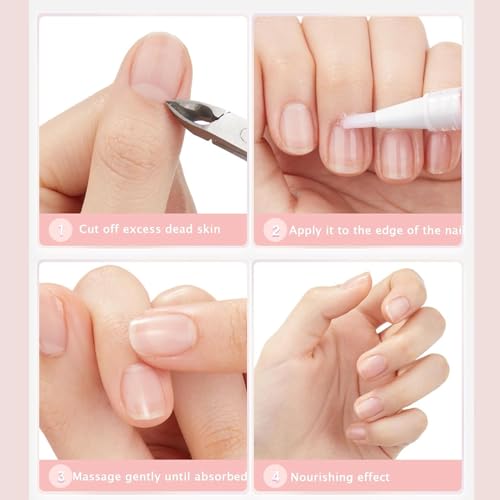 Radiant Nail Growth Oil, Radiant Cosmetics Nail Growth Oil, Nail Growth Serum, Cuticle Oil for Nails, Nail Strengthener and Growth Polish, For Moisturize Strengthen Brighten Nails Care (2) - Image 6