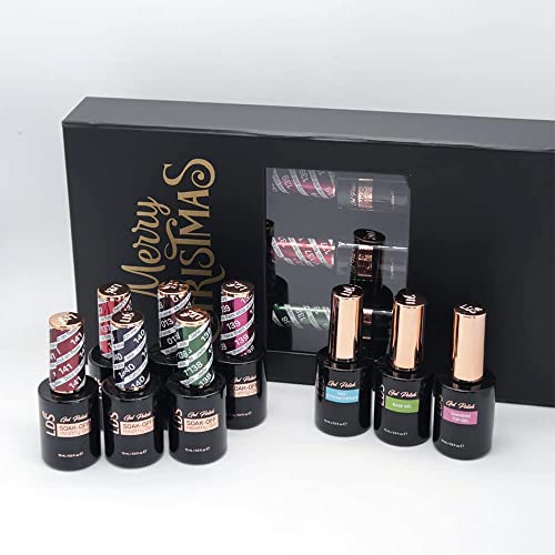 LDS Holiday Collection: 6 Gel Polishes, 1 Base Gel, 1 Top Gel, 1 Strengthener Gel - BACKSTAGE SECRET - 137, 013, 139, 141, 140, 138 - Image 2