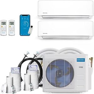 Mr Cool DIYM218HPW00C07 DIY Multi-Zone Series Ductless Heat Pump, White