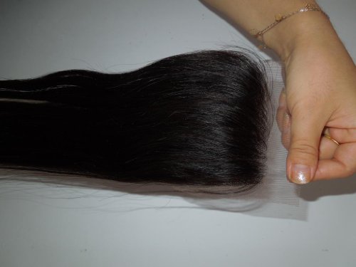 Wholesale Lace Front Top Closure 18" malaysia Virgin Remy Hair Body Wave 55 Queen Hair Top Closure - Image 3