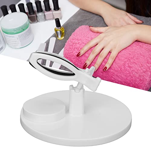 Nail Polish Fixing Clip, Sturdy Auxiliary Nail Polish Bottle Holder Nail Polish Ring Holder for Nail Salons for Manicure Store(White) - Image 5