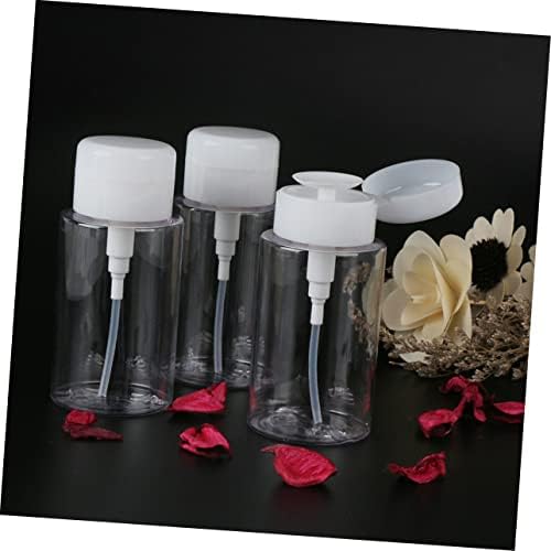 DOITOOL 8 Pcs Foam Dispenser Bottles Alcohol Dispenser Pump Bottle Dispenser Push Down Foam Pump Lockable Pump Dispenser Bottle Soap Makep Remover Bottle Mini Travel Squeeze Bottle White - Image 7