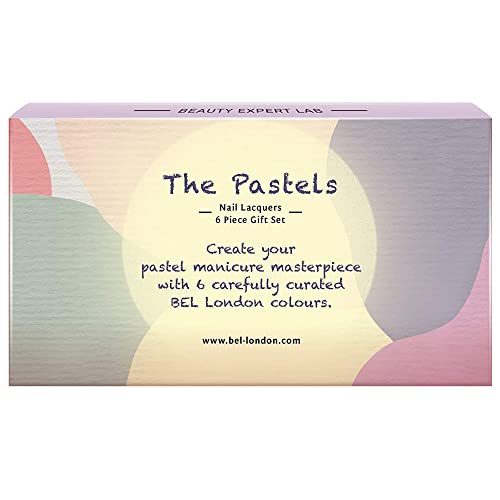 BL The Pastels Luxury 6 Pack Nail Polish Set - Quick Dry Professional Quality - Image 2