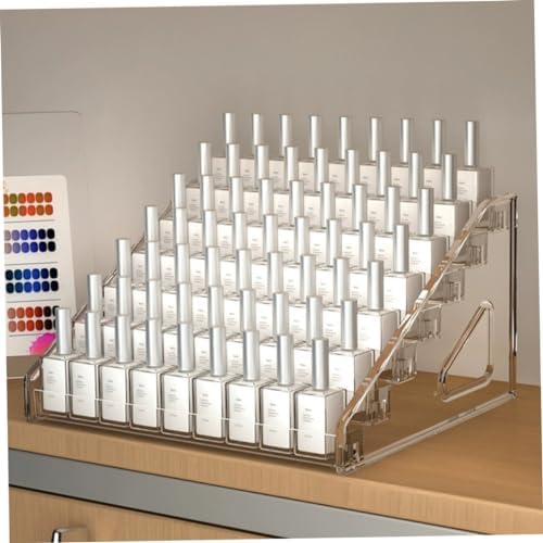 eyeshadow palette Clear Desk Organizer Active Vanity Palettes Organizers multi-layer detachable desktop display shelves Organizer eye shadow Nail Polish Holder Rack display rack - Image 7