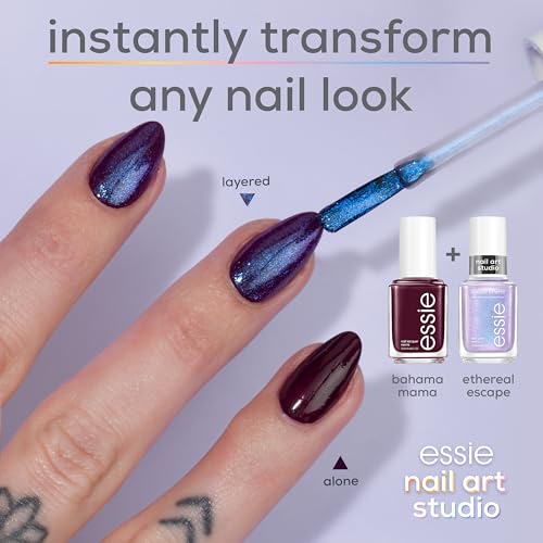 essie Nail Art Studio Special Effects Nail Polish, Pearl, Vegan, Blue Nail Polish, Frosted Fantasy, 0.46 Fl Oz - Image 3