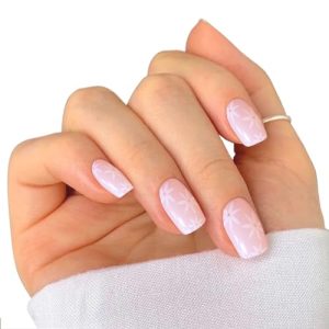 Semi Cured Gel Nail Strips 20 PCS Salon Quality Long-Lasting Daisy Design Gel Nail Stickers Perfect for DIY Nail Art at Home UV Light for Gel Nails Needed