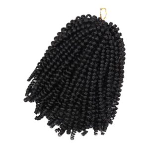 1pc African Dreadlocks Black Outfits Hip- Hop Braid Wig Crochet Hair Curly Afro Wig Human Hair Braids Wigs Twist Wigs Miss Low Temperature Wire Accessories Hip Hop