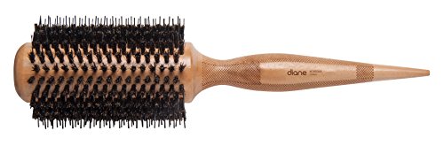Diane 2 3/4" Wood Round Brush, Wood round brush, porcupine bristle, boar pins, nylon pins, ball tipped pins, boys and girls, adults and kids, long hair, short hair, lightweight brush