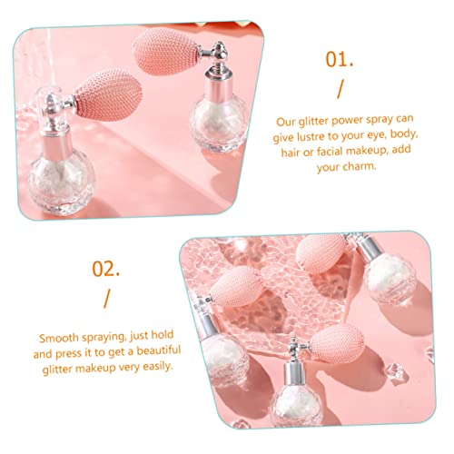 FRCOLOR 5-Piece High Gloss Glitter Spray Set, 100ml Shimmer Finish for Hair & Body - Image 8