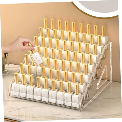 eyeshadow palette Clear Desk Organizer Active Vanity Palettes Organizers multi-layer detachable desktop display shelves Organizer eye shadow Nail Polish Holder Rack display rack - Image 6