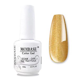 15ML Gold Gel Nail Polish Soak Off UV LED Nail Gel Polish Manicure Varnish DIY