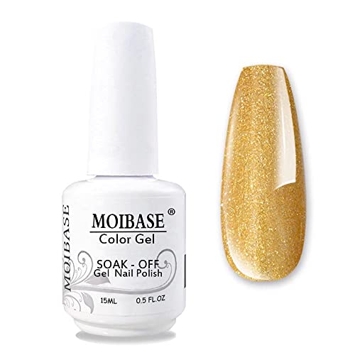 15ML Gold Gel Nail Polish Soak Off UV LED Nail Gel Polish Manicure Varnish DIY