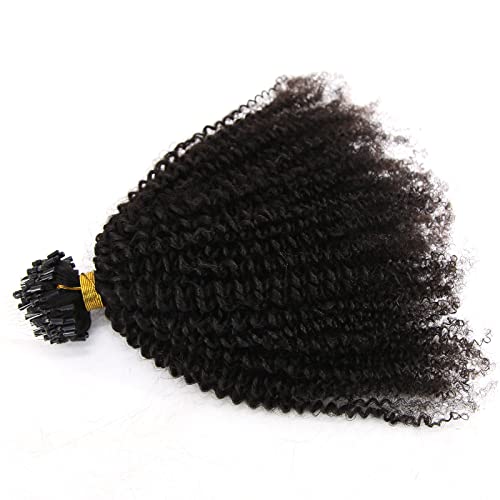 ZigZag Hair Afro Kinky Curly Micro Rings Loop Extensions 100g 14inch 4B 4C - Image 6