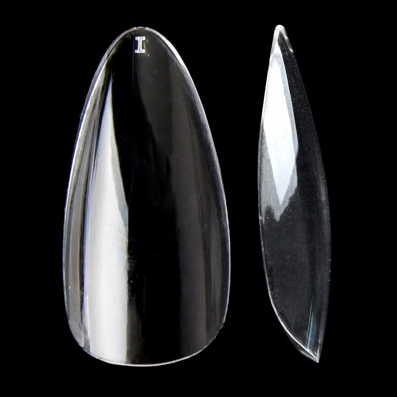 NABulous Soft Gel Almond Shaped Gel Nail Tips Medium Length - Durable Full Cover Nail Tips - Made From Real Soft Gel, 10 Sizes, 500 Pieces - Easy To Remove (Almond Medium) - Image 2