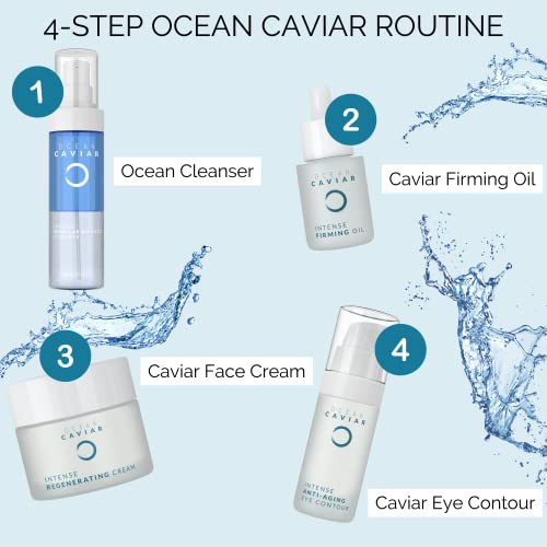 Noche Y Dia Caviar Eye Cream - Anti Aging Moisturizer Lotion with Hyaluronic Acid - Reduce Appearance of Wrinkles, Bags, Puffiness, and Circles - Natural Collagen Boost - 30mL (1.02 fl oz) - Image 9
