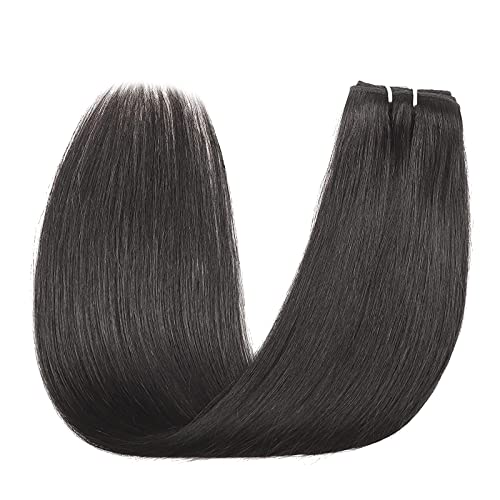 Clip in Hair Extensions Remy Human Hair for Black Women Silky Straight Clip in Hair Extensions 120grams 7pieces Natural Black #1B Color 16inch Real Human Hair Clip ins - Image 6